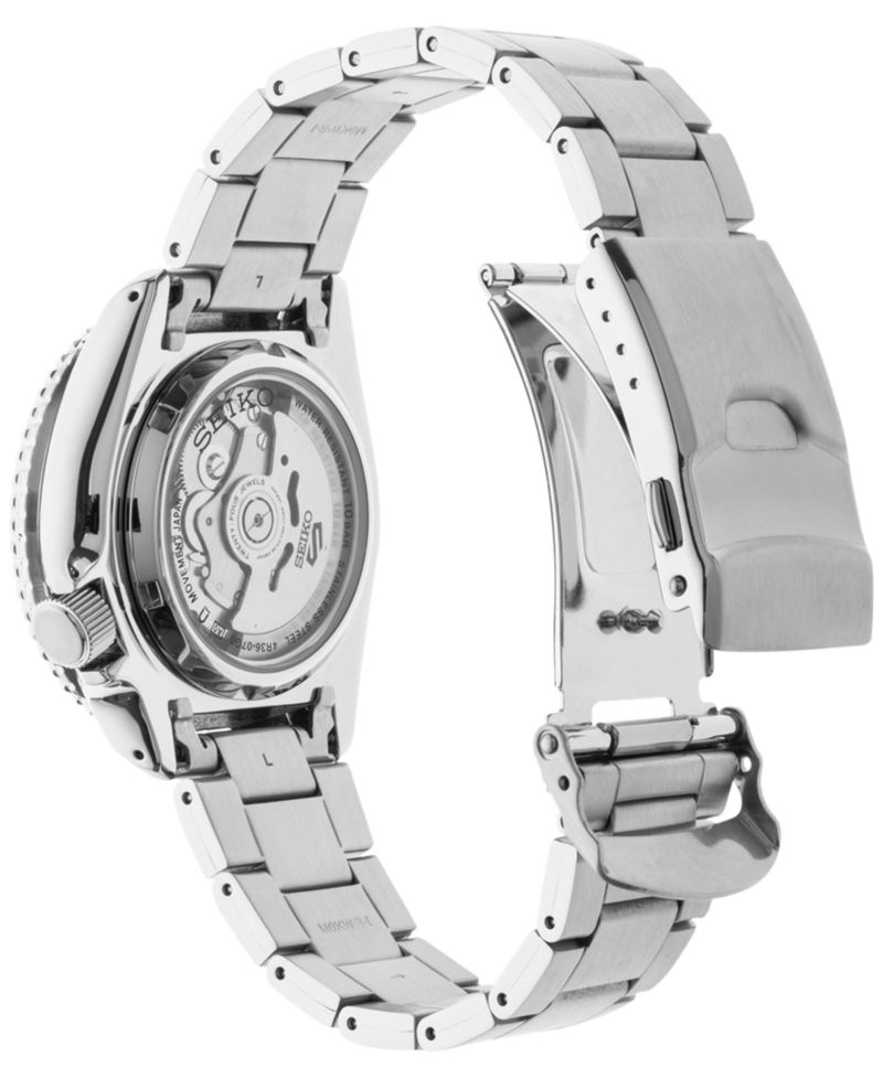 Men's Automatic 5 Sports Stainless Steel Bracelet Watch 42.5mm