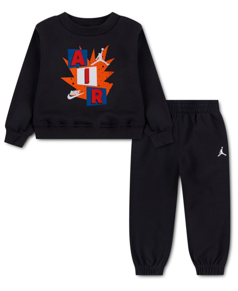 Boys' 2T-7 Logo Graphic Sweatshirt and Joggers, 2-Piece Set