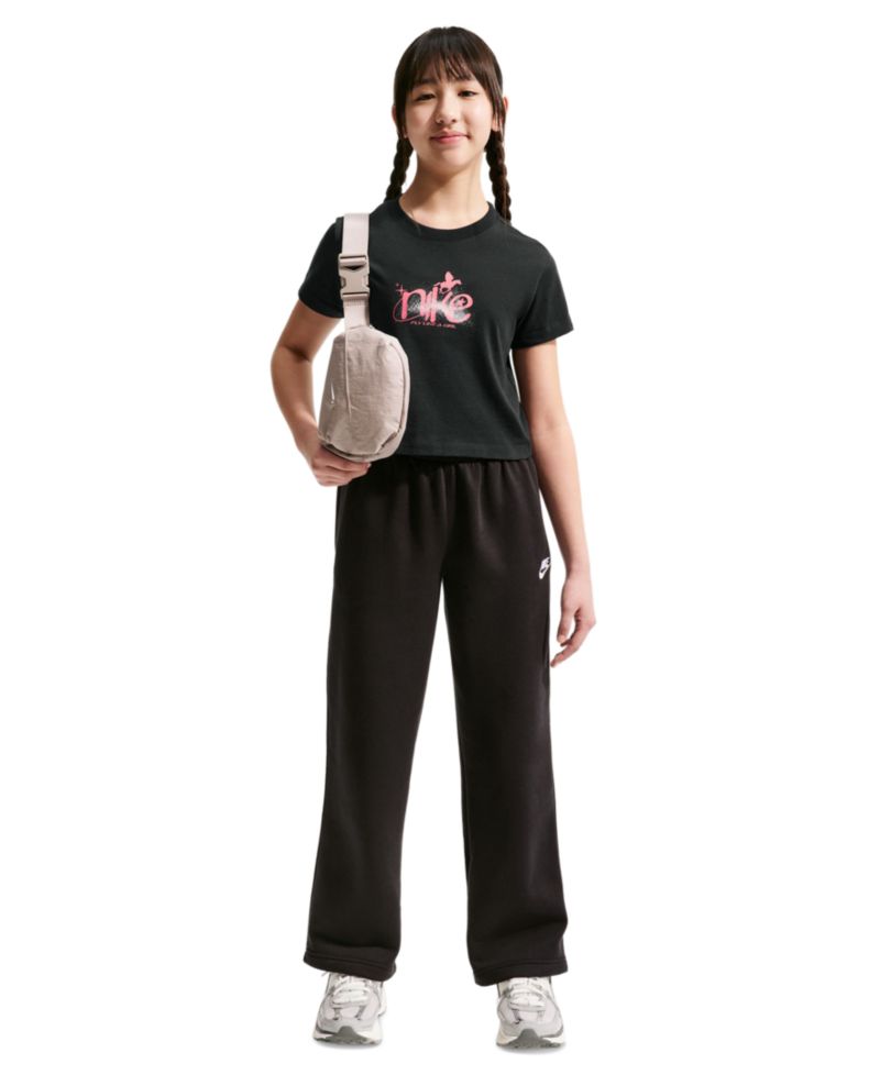 Girls' 7-20 Sportswear Cropped Mod Short-Sleeve T-Shirt