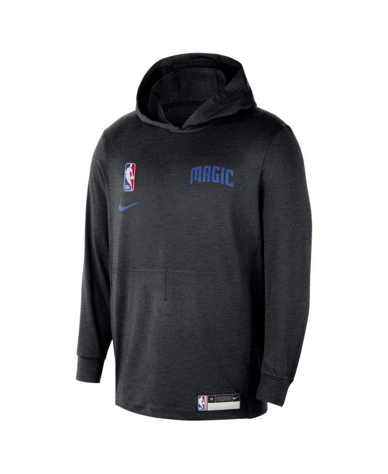 Men's Black Orlando Magic 2024/25 On-Court Authentic Practice Yoga Restore Lightweight Pullover Hoodie