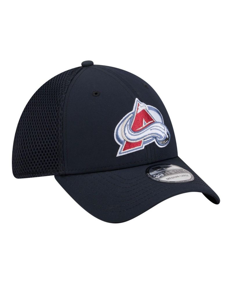 Men's Navy Colorado Avalanche Logo 39THIRTY Flex Hat