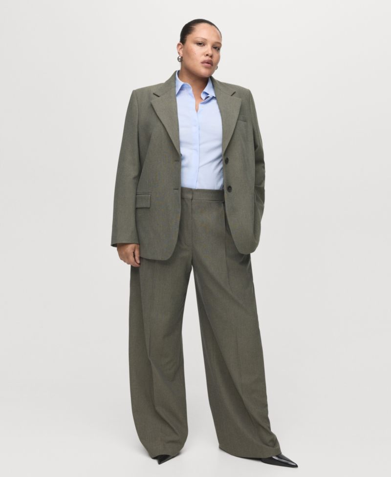 Women's Flap Pockets Suit Blazer