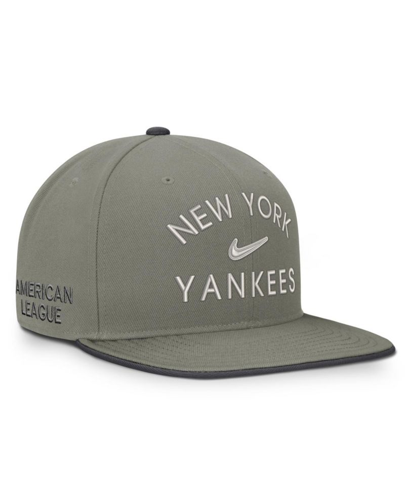 Men's Olive New York Yankees Pro Dri-FIT Snapback Hat