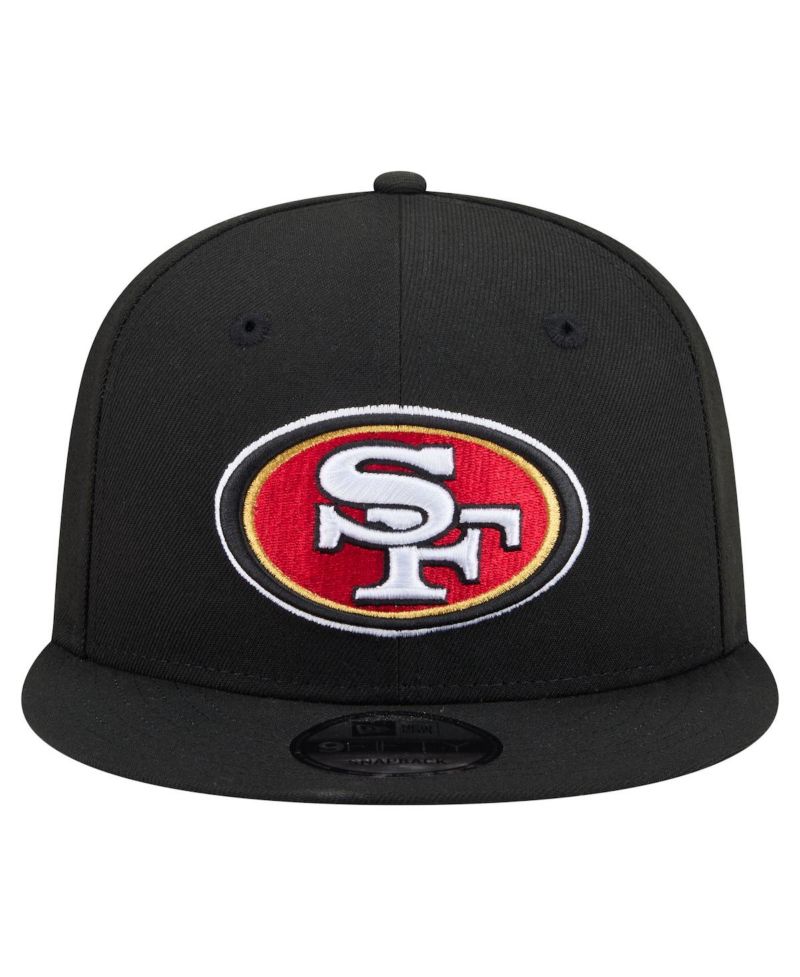 Men's Black San Francisco 49ers 9FIFTY Snapback Hat