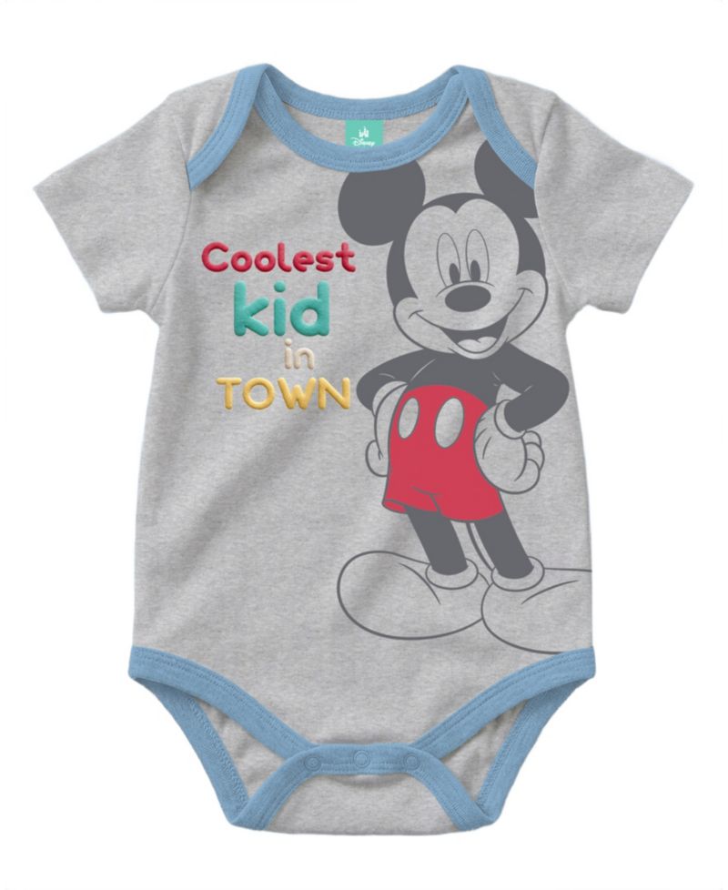 Baby Boys' Mickey Mouse Long-Sleeve Hoodie, 2 Bodysuit and Pants, 4-Piece Set