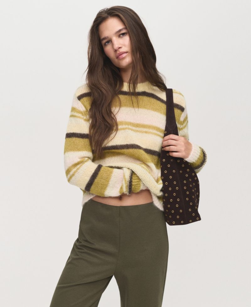 Women's Elastic Waist Straight-Fit Pants