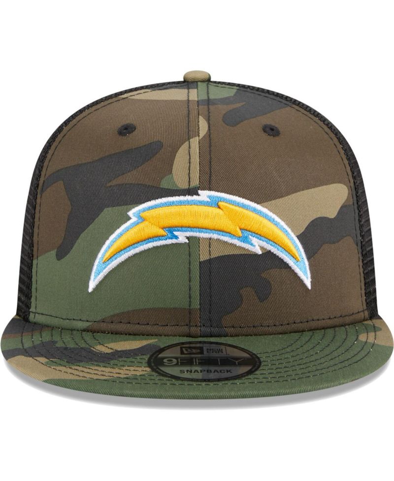 Men's Camo Los Angeles Chargers Main Trucker 9FIFTY Snapback Hat