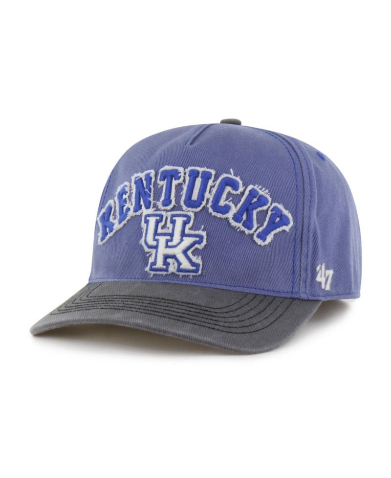 Men's and Women's '47 Royal/Black Kentucky Wildcats Well-Worn Calderwood Hitch Adjustable Hat