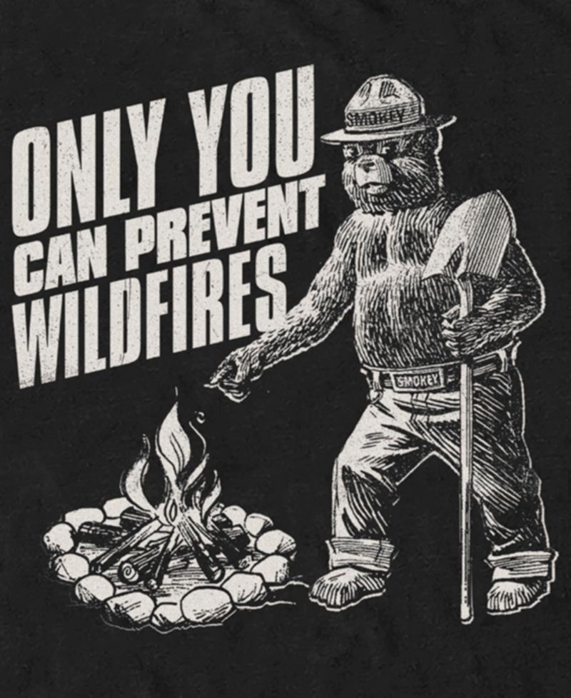 Men's Prevent Wildfires Point Short Sleeve T-Shirt