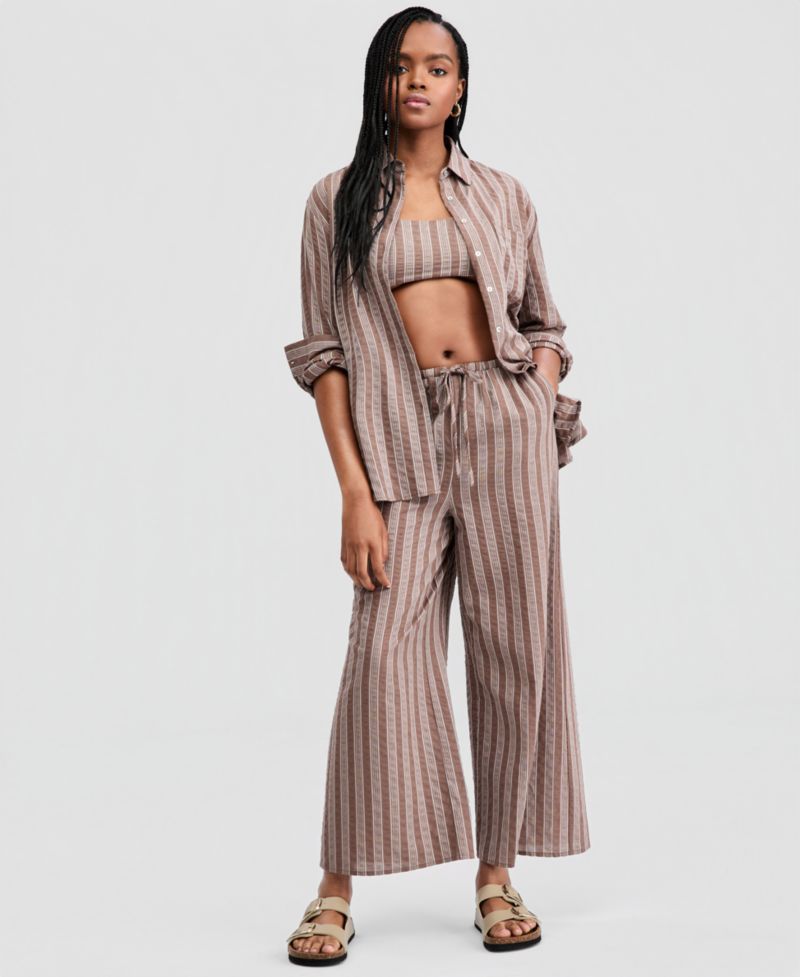 Petite Wide-Leg Pants