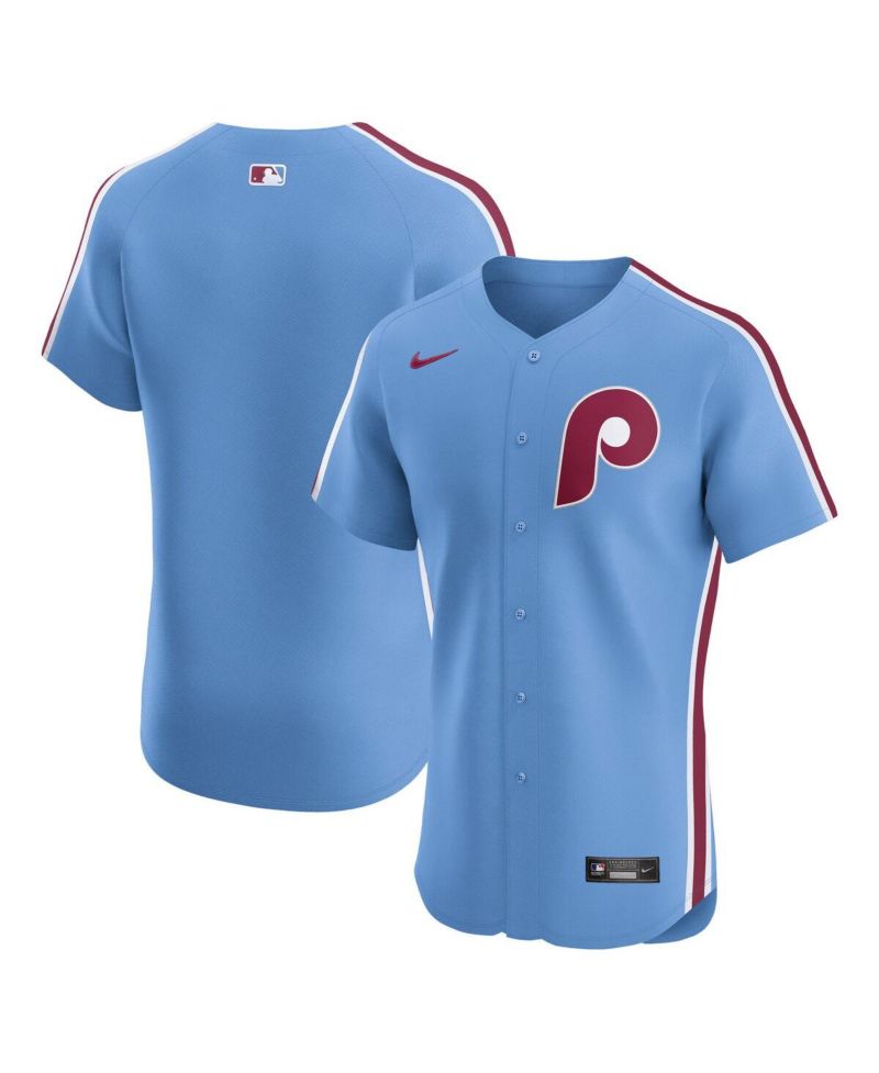Men's Light Blue Philadelphia Phillies Alternate Elite Jersey