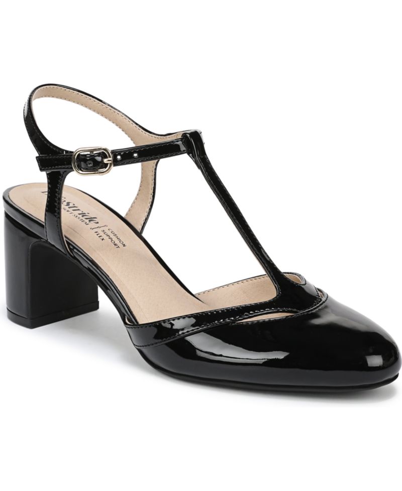 Women's Toni T-Strap Pointed Toe Pumps