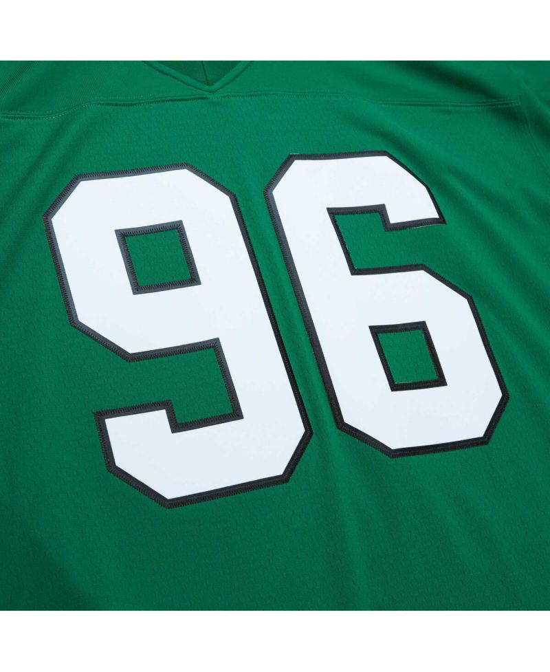 Men's Clyde Simmons Kelly Green Philadelphia Eagles Legacy Replica Jersey