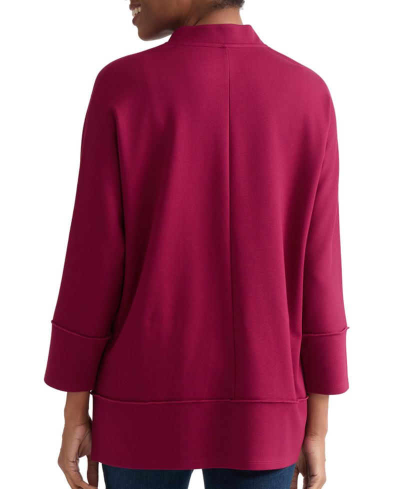 Petite Johnny Collar Top