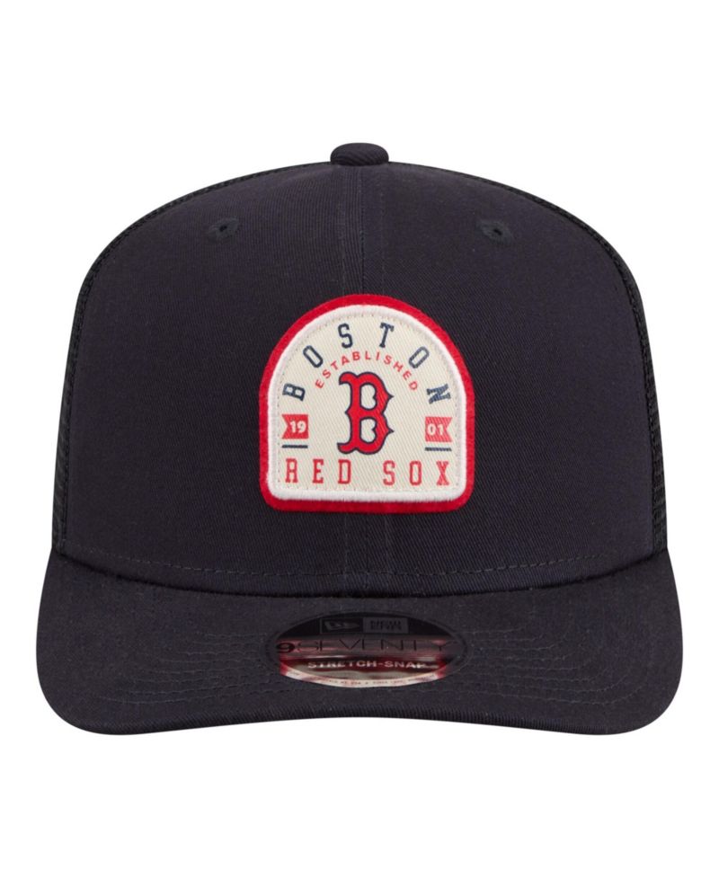 Men's Navy Boston Red Sox Contest 9SEVENTY Adjustable Trucker Hat