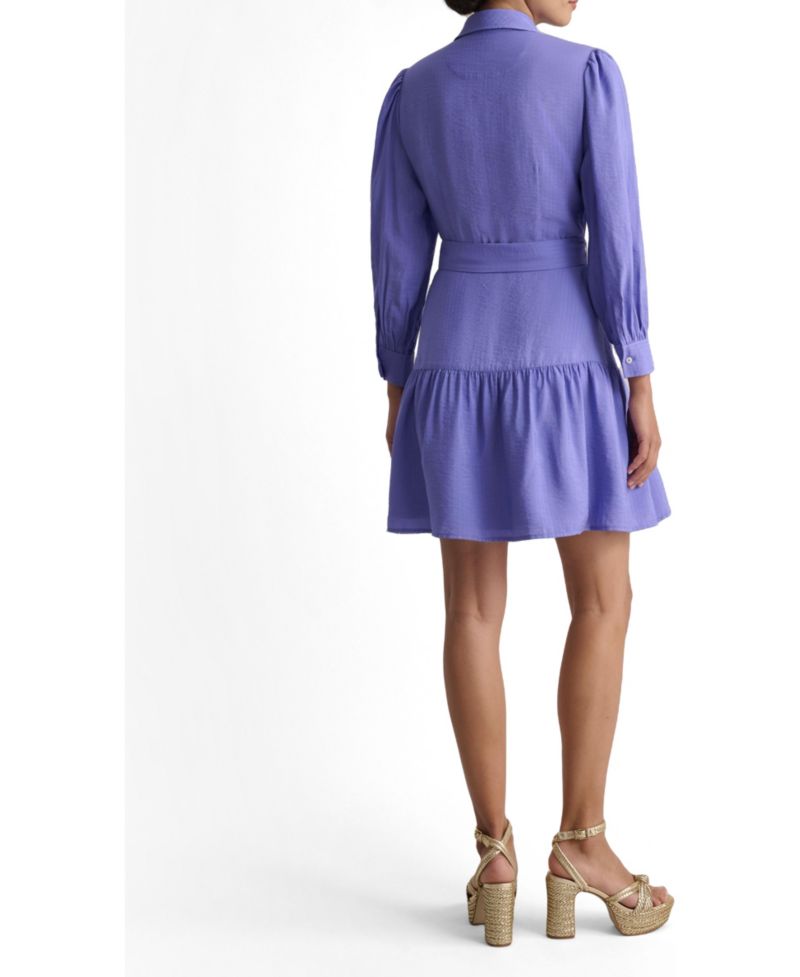 Women's Seersucker Rita Shirt Dress