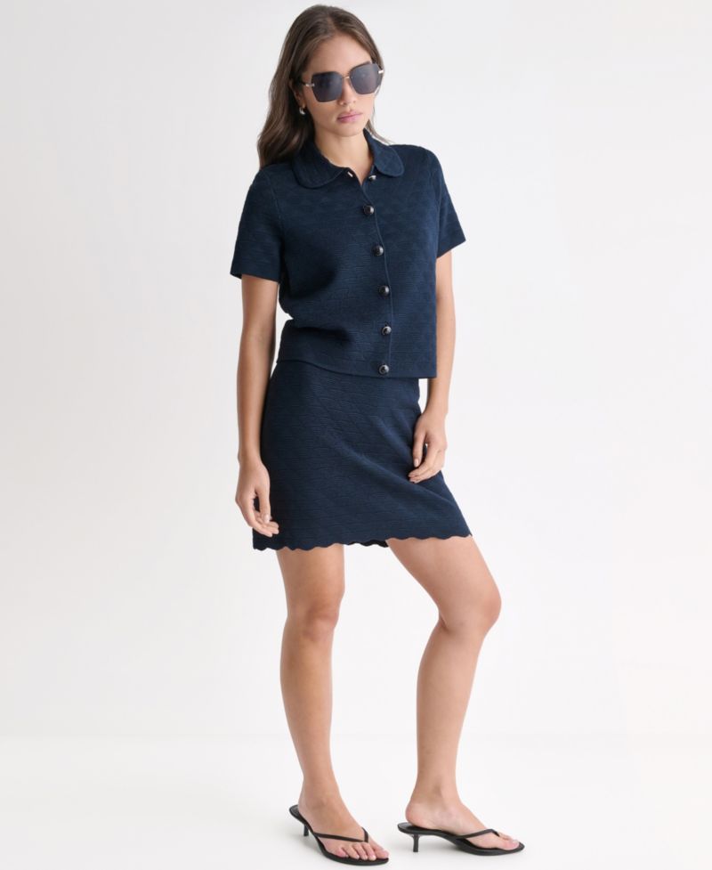 Women's Collared Button-Front Jacket