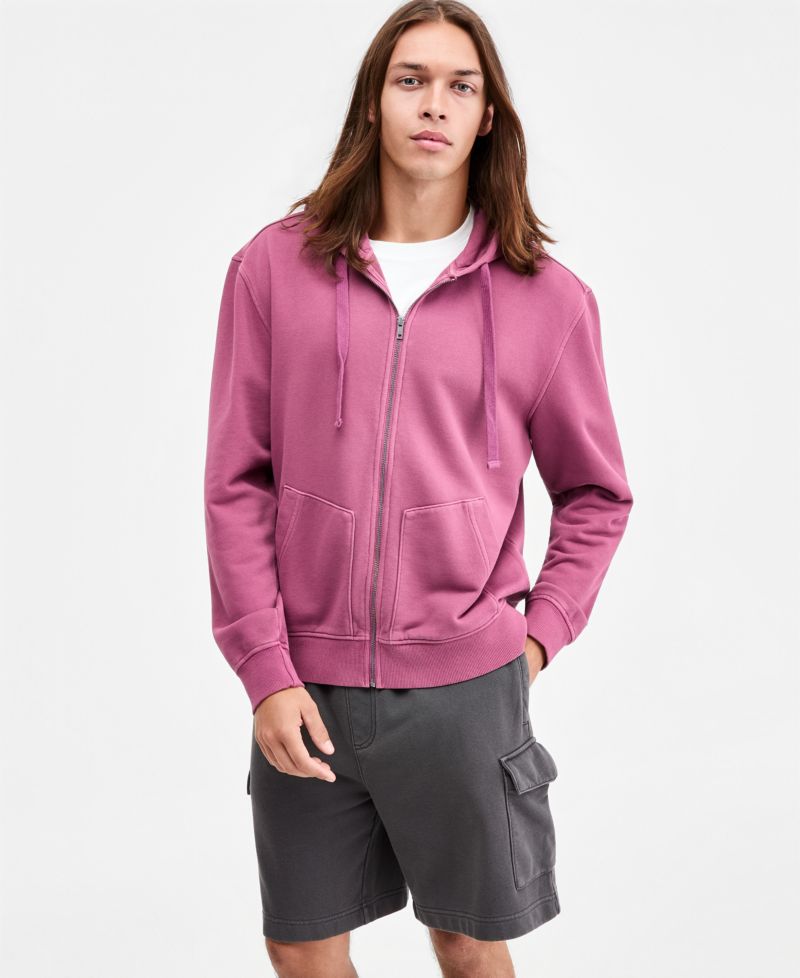 Men's Explore Graphic Zipper Hooded Sweatshirt