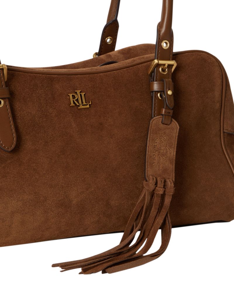 Marcy Suede Large Satchel Bag