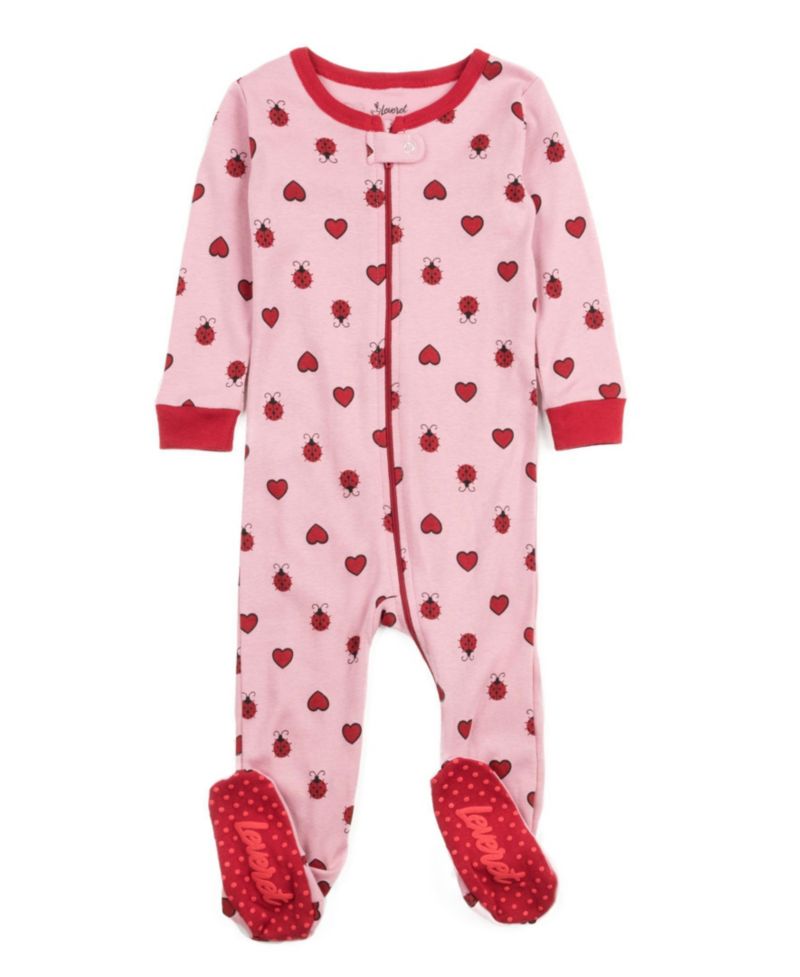 Ladybugs & Hearts Розовый