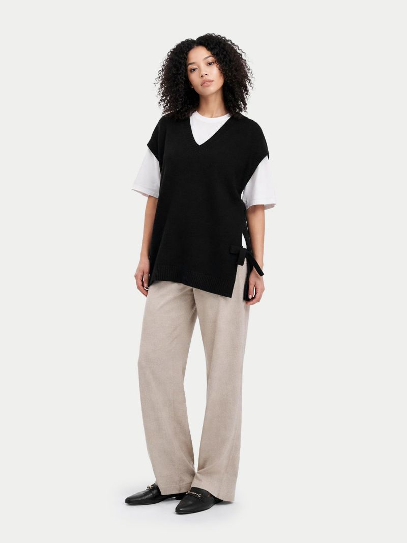 Maternity V-neck Cashmere Top