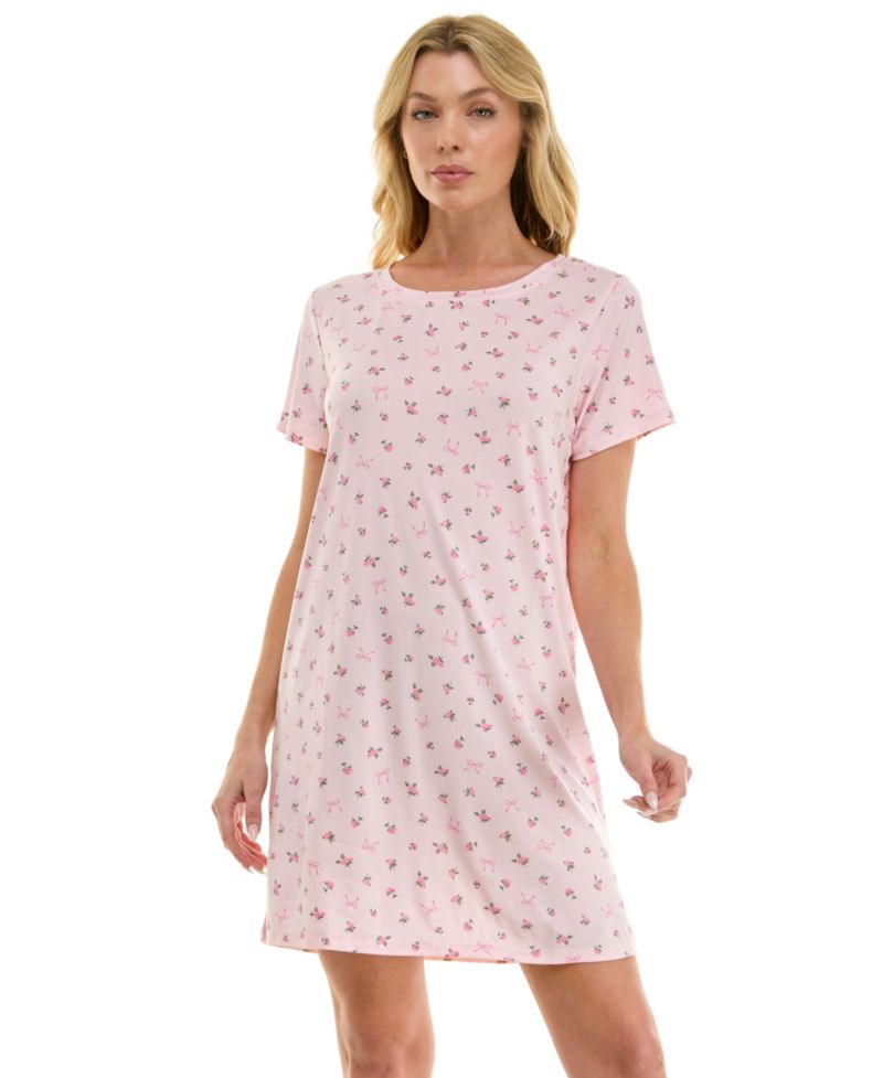Women's Relaxed Short-Sleeve Sleep Shirt