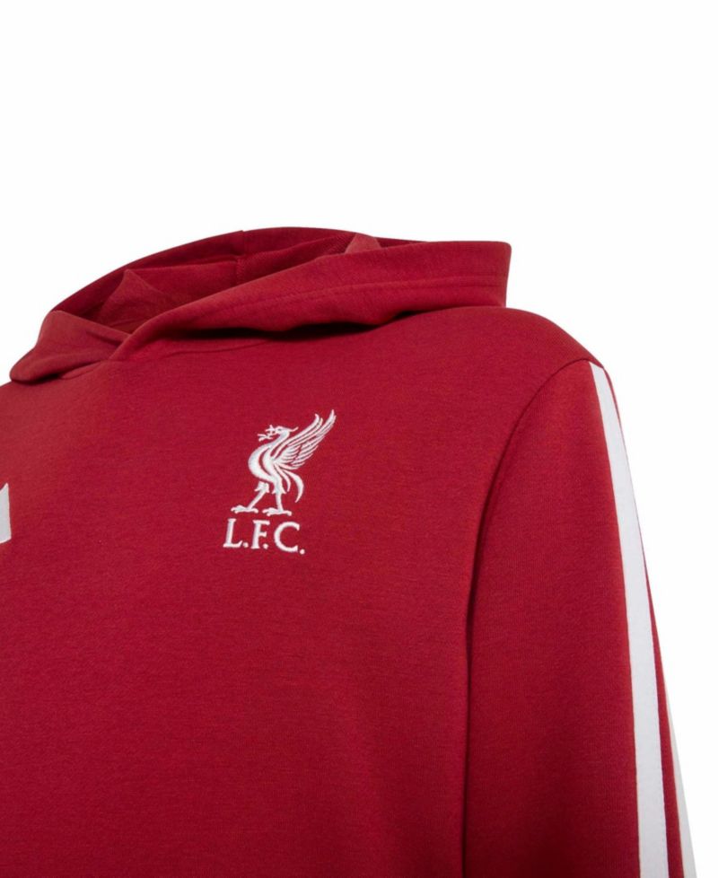Big Boys and Girls Red Liverpool Club Hoodie