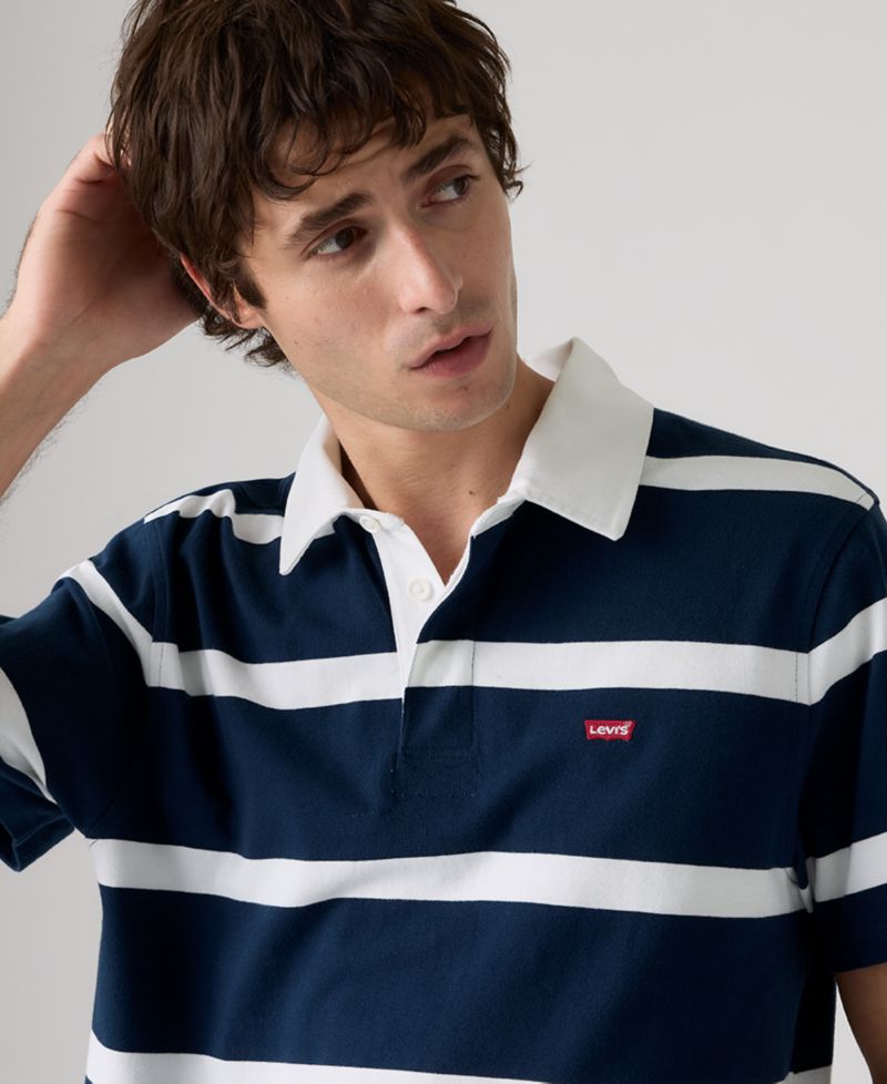 Men's Short-Sleeve Rugby Polo Shirt