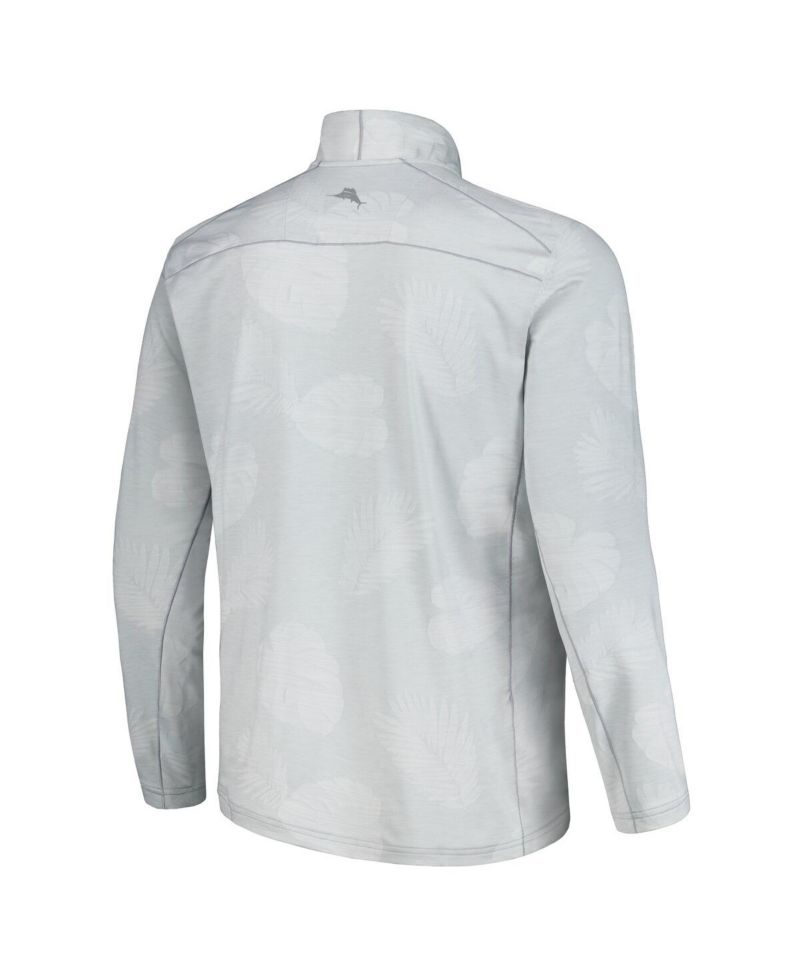 Men's Gray Tennessee Volunteers Delray Frond IslandZone Half-Zip Jacket