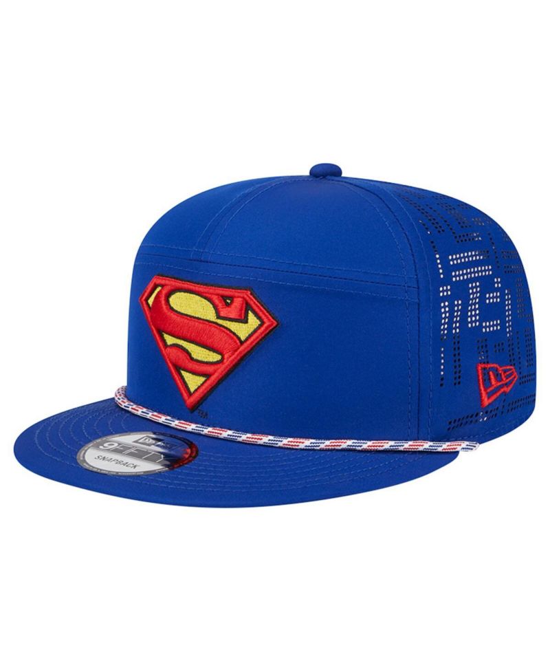Men's Blue Superman 9FIFTY Adjustable Hat