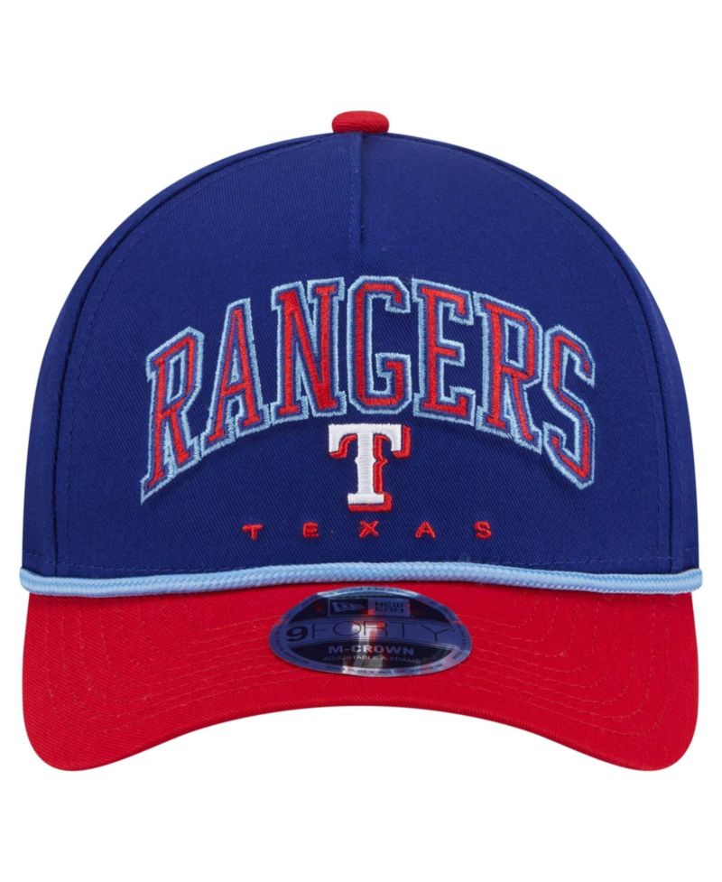 Men's Royal/Red Texas Rangers Arch 9FORTY A-Frame M-Crown Adjustable Hat