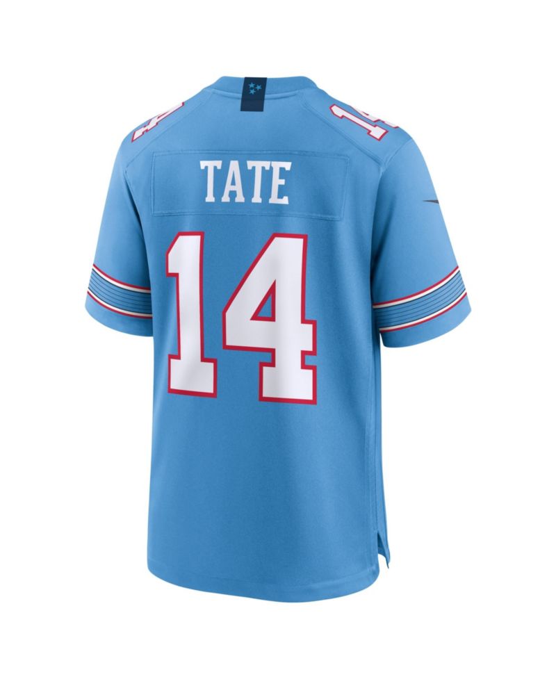 Men's Carnell Tate Light Blue Tennessee Titans 2026 NFL Draft First Round Pick No. 4 Team Game Jersey
