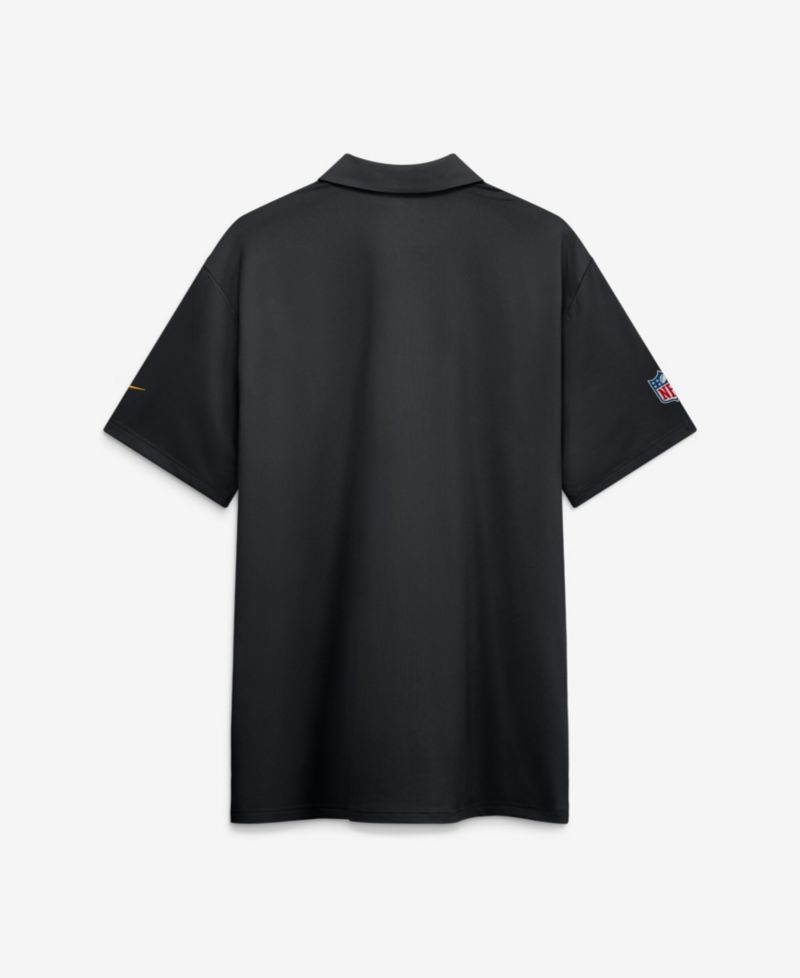 Men's Black Pittsburgh Steelers Sideline Tour Dri-FIT Polo Shirt
