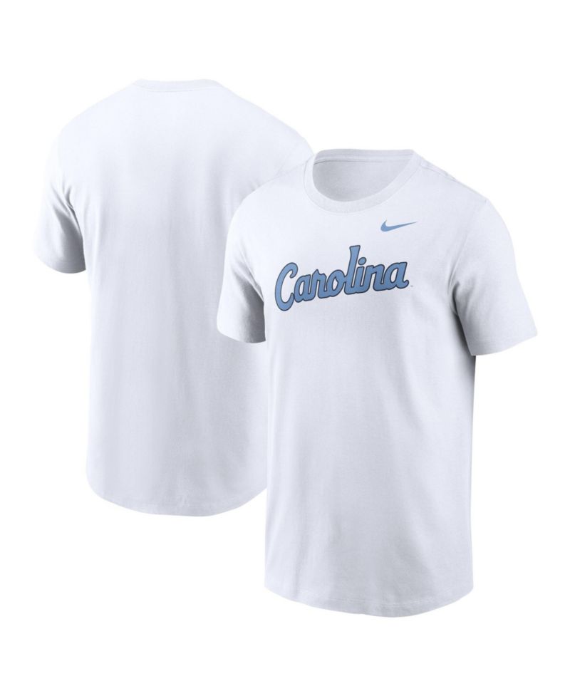 Men's White North Carolina Tar Heels Baseball Wordmark T-Shirt