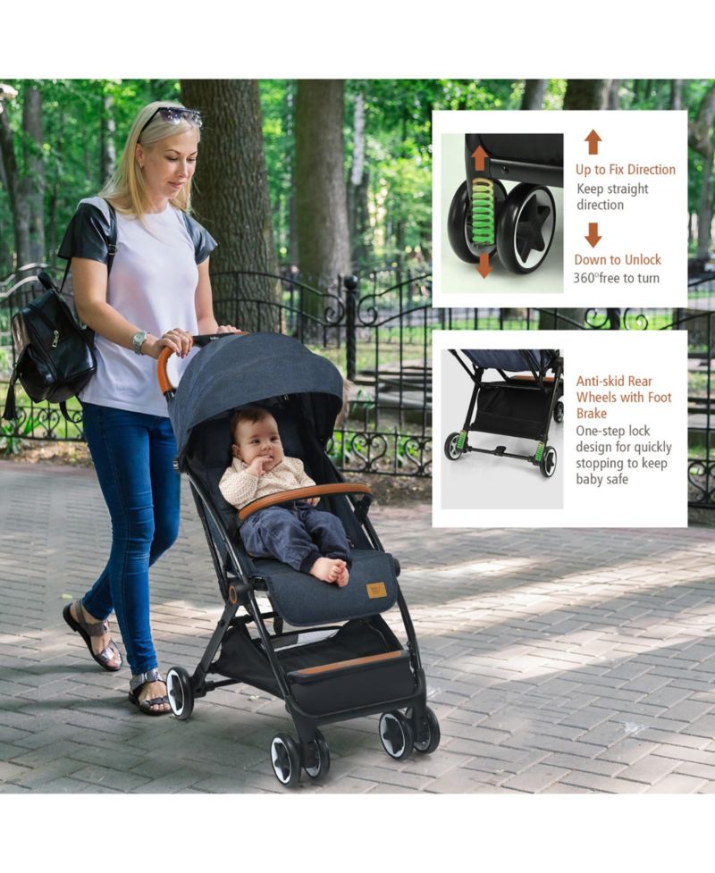 Lightweight Baby Stroller Aluminium Frame for Home Office Use