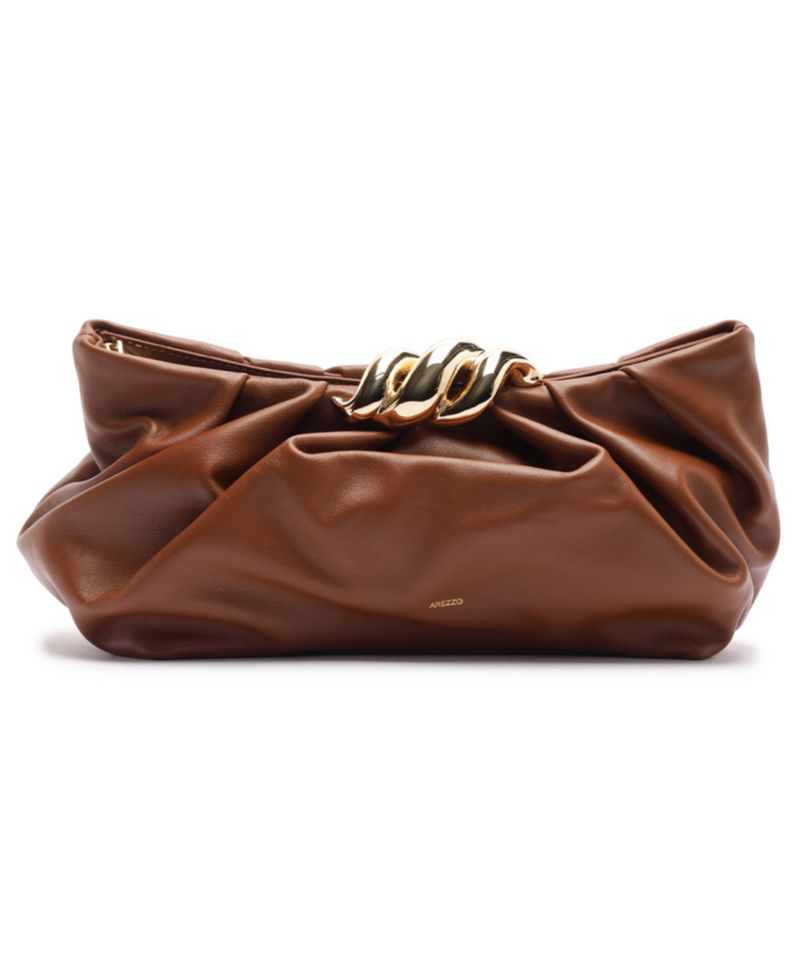 Caitlyn Medium Leather Clutch Handbag