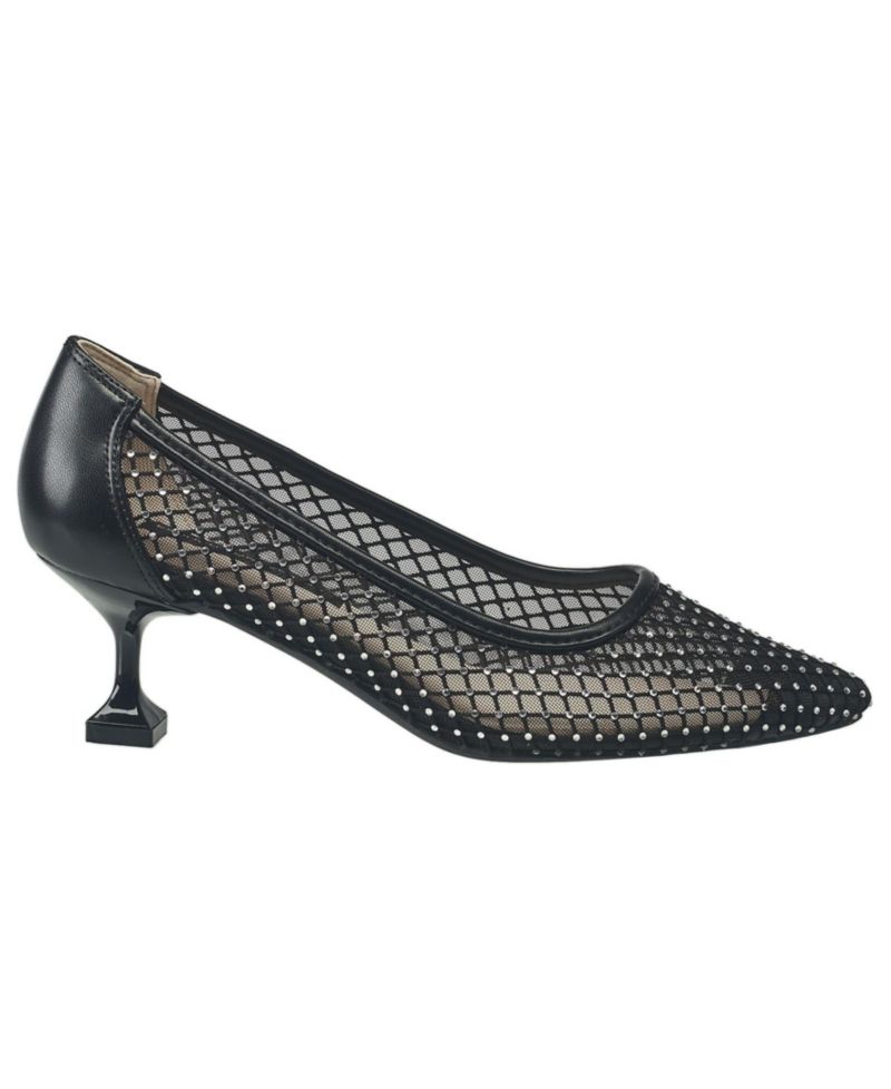 Women's Elise Mesh and Stone Heel