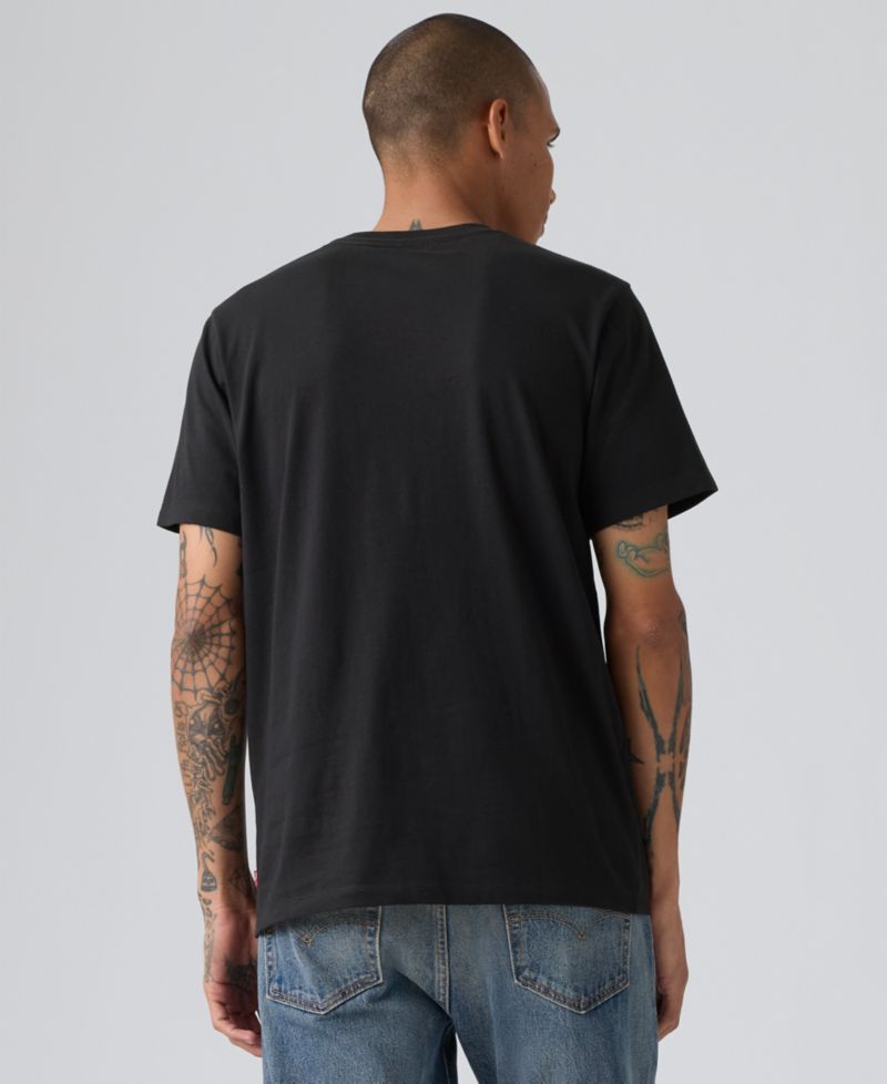 Men's Graphic Logo Batwing Short-Sleeve T-shirt
