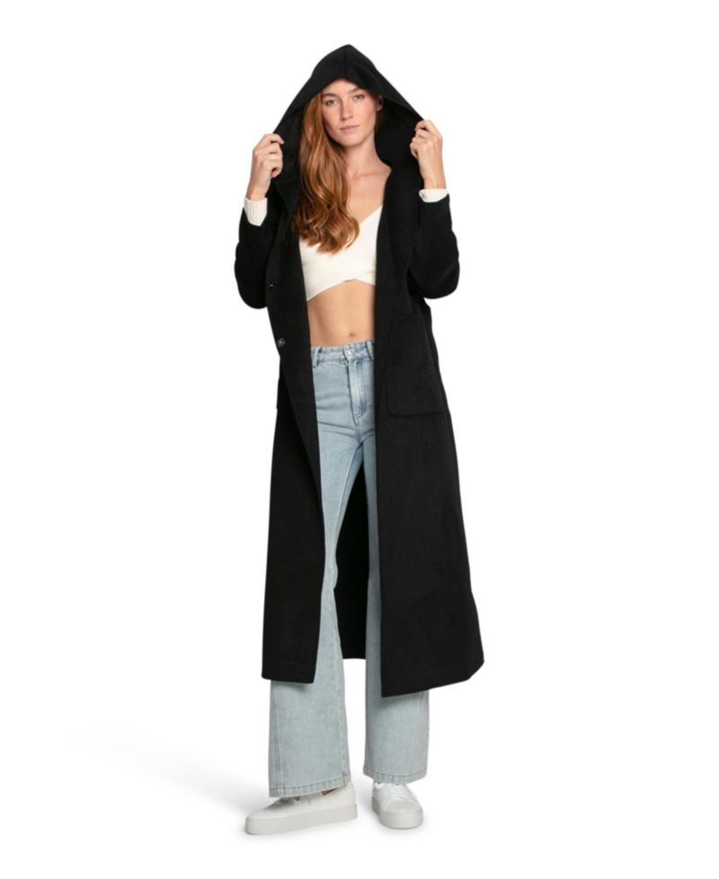 Walk My Way Wool Blend Oversized Maxi Coat