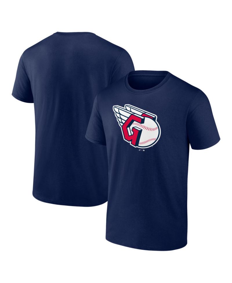 Men's Navy Cleveland Guardians Logo T-Shirt