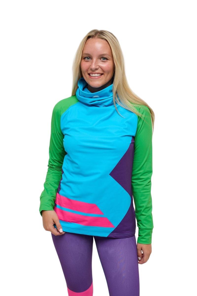 Women's High Neck Baselayer Top - Powder Hound