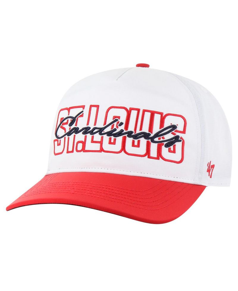 Men's White St. Louis Cardinals Lineman Hitch Adjustable Hat