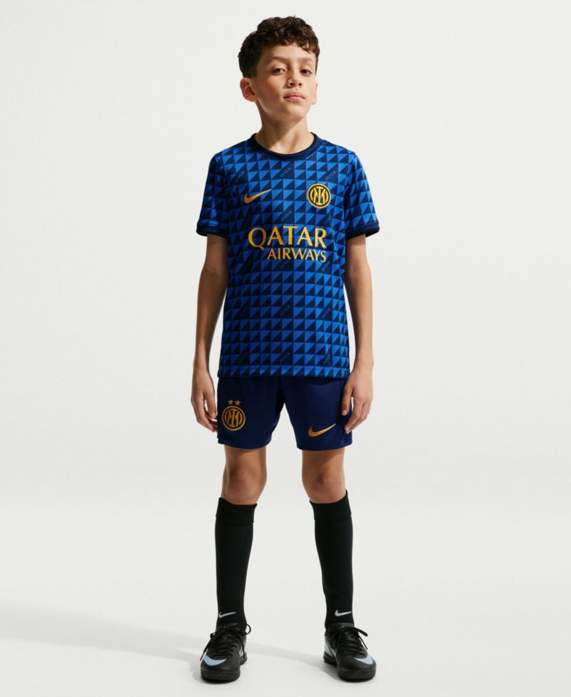 Big Boys and Girls Blue Inter Milan 2026/27 Away Pre-Match Jersey