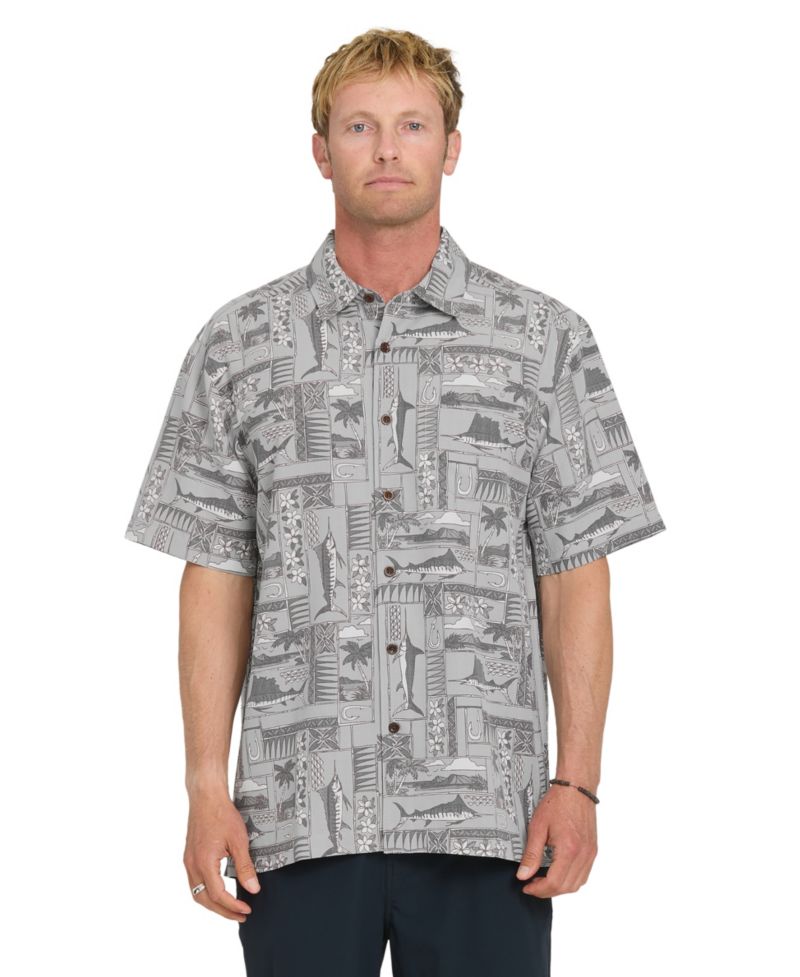 Quiksilver Men's Short-Sleeve East Cape Shirt