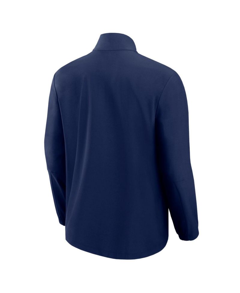 Men's Navy Dallas Cowboys Front Office Woven Full-Zip Jacket