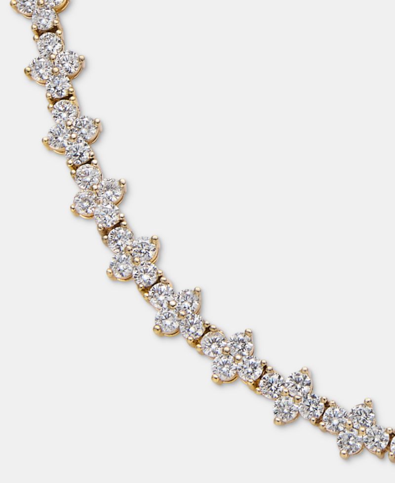 Cubic Zirconia Tennis Collar Necklace