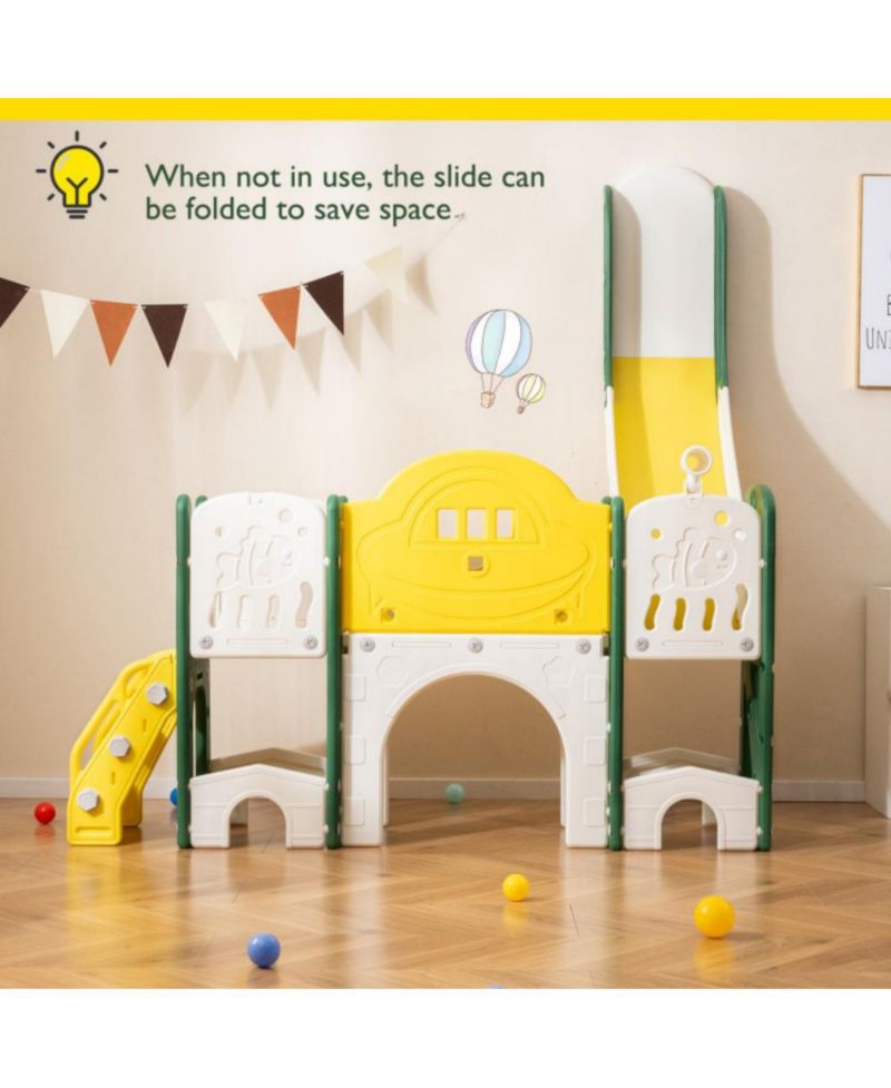 Toddler 10-in-1 Slide and Climber Playset