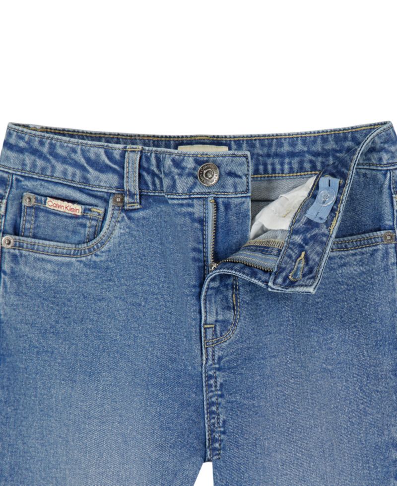 Girls' 7-16 2-Tone Flared Denim Jeans