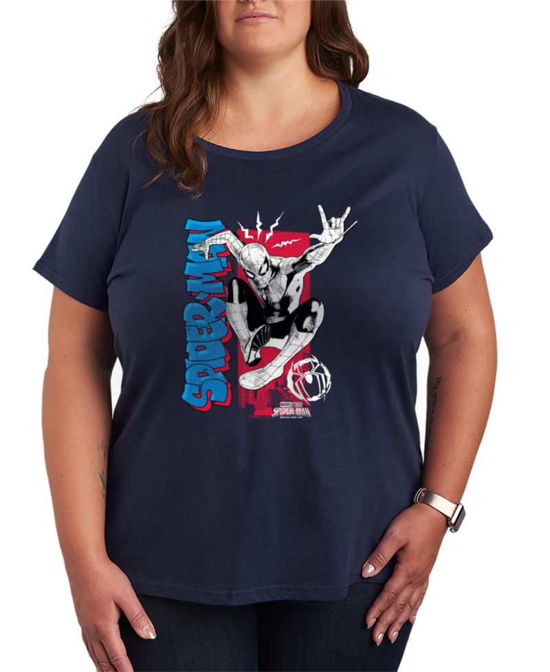 Plus Size Spider-Man Brand New Day Spidey Senses Graphic T-Shirt