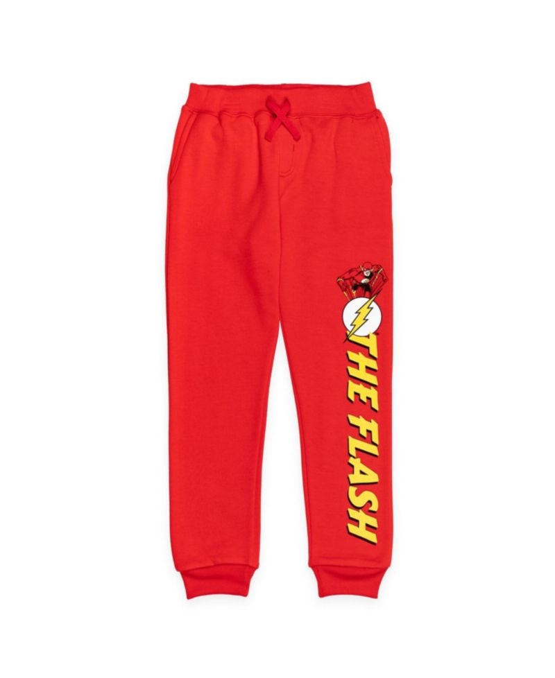 Little Boys Batman Superman Flash 3 Pack Jogger Pants